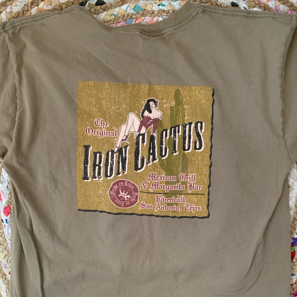 Green graphic tee!